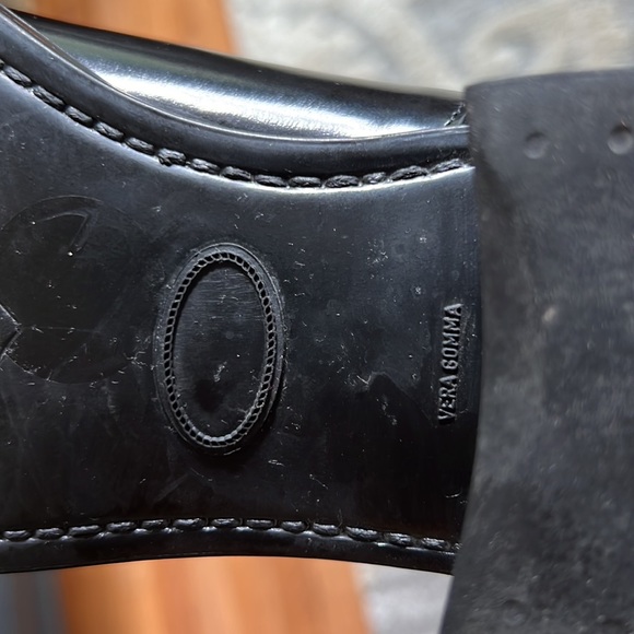 Boemas Vera Gomma Shiny Black Leather Italian Boots - Picture 7 of 7